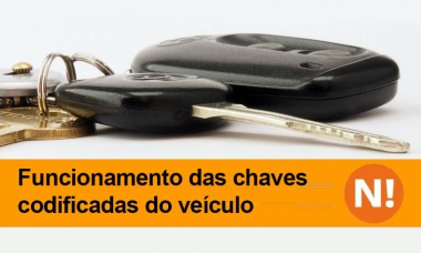 Funcionamento das chaves codificadas do veículo