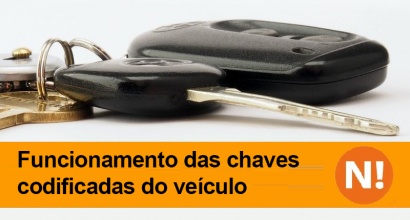 Funcionamento das chaves codificadas do veículo