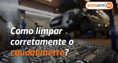 Como limpar corretamente o caudalímetro?